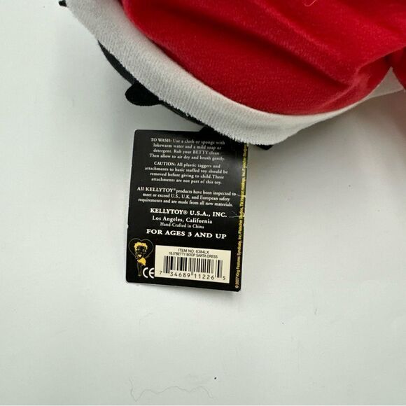 Short Santa Dress Betty Boop 2007 17" Kelly Toy - Picture 4 of 4